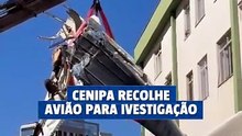 CENIPA retira os pedaços do avião para investigação