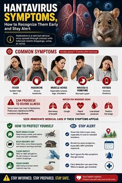 What are hantavirus symptoms, and how to recognize them early and stay alert