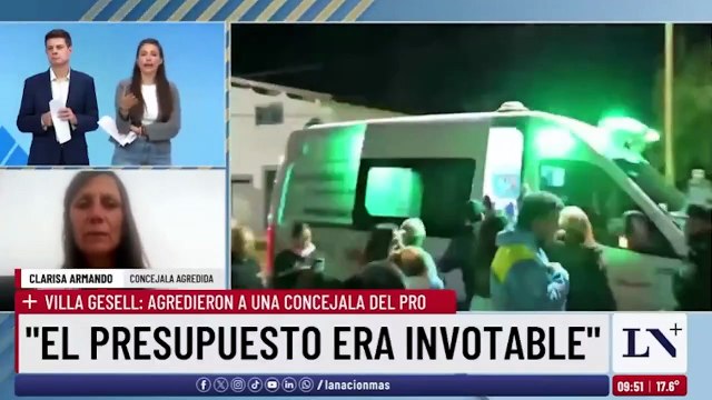 Militantes kirchneristas atacaron a concejales opositores tras rechazar un presupuesto en Villa Gesell