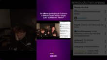 Tia Milena participa de live com o influenciador Brino e xinga João Guilherme: "Feioso" #shorts