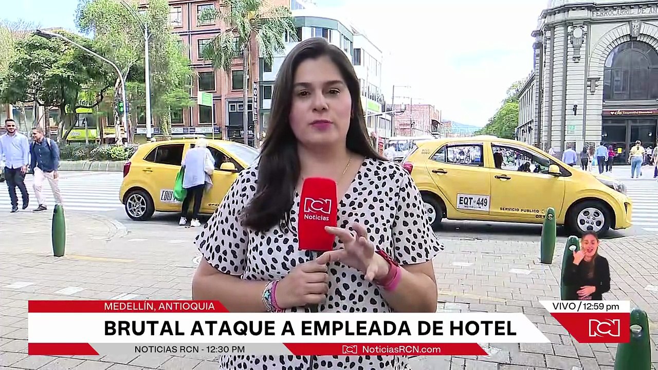 Indignación en Medellín: empleada de hotel fue brutalmente agredida por huésped