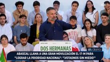 Abascal llama a una gran movilización el 17-M para "lograr la prioridad nacional": "¡Votadnos sin miedo!"