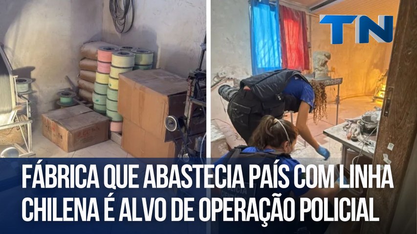 Fábrica que abastecia país com linha chilena é alvo de operação policial