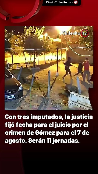 Con tres imputados, la justicia fijó fecha para el juicio por el crimen de Gómez para el 7 de agosto. Serán 11 jornadas.