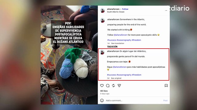 La valenciana a bordo del crucero del hantavirus: Preparando a la gente para el fin del mundo
