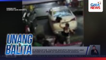 Bus driver at konduktor, sugatan matapos makaaway ang 2 motorcycle rider at kani-kanilang angkas | Unang Balita