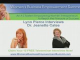 Dr Jeanette Cates at Womens Business Empowerment Summit pt.1