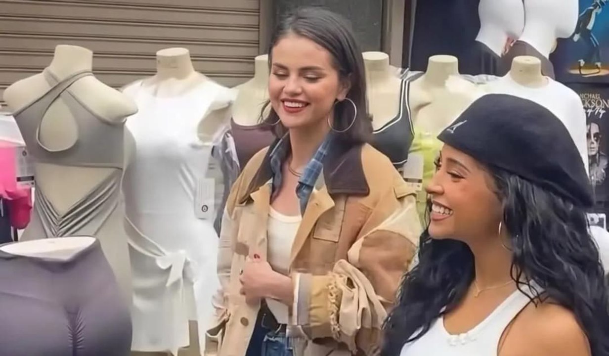 Selena Gómez y Becky G paralizaron zona popular de Los Ángeles