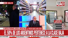 El 50% de los argentinos pertenece a la clase baja
