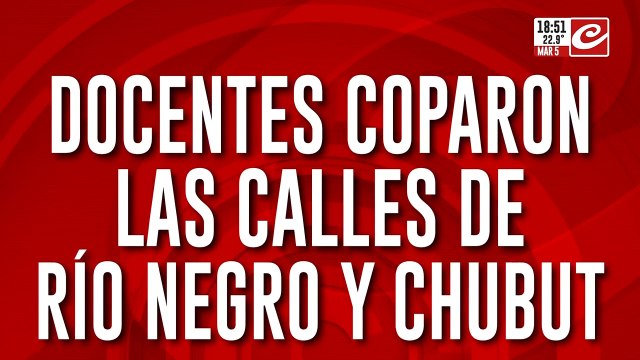 Docentes coparon las calles de Río Negro y Chubut: escrachan concejales en Villa Gesell