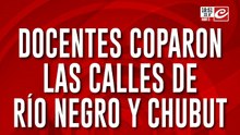 Docentes coparon las calles de Río Negro y Chubut: escrachan concejales en Villa Gesell