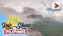 Panibagong pagdaloy ng ‘uson’ mula sa Bulkang #Mayon, nakunan sa aerial images