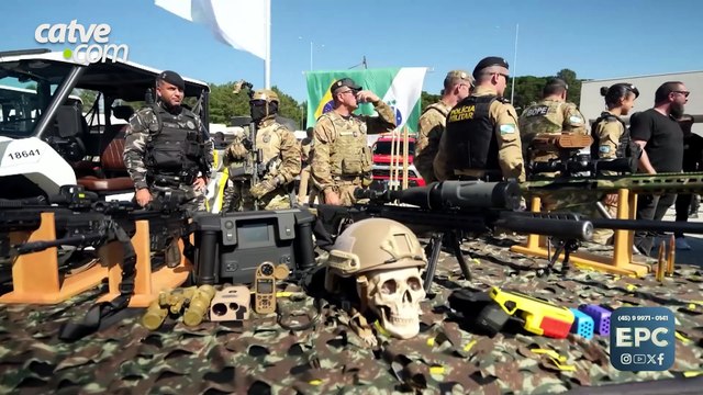 Segurança pública do Paraná recebe equipamentos, viaturas e armamentos