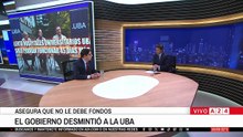 Un funcionario del Gobierno y el vicerrector de la UBA se cruzaron por el presupuesto en salud