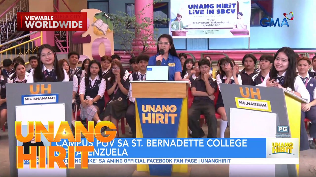 Campus POV, mga estudyante ng St. Bernadette College of Valenzuela nagbigay ng opinyon sa 4Ps | Unang Hirit