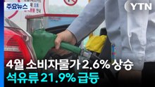4월 소비자물가 2.6% 올랐다...석유류 21.9% 급등 / YTN