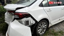 台東酒駕連環撞！ 警車凹陷機車散一地警員也掛彩