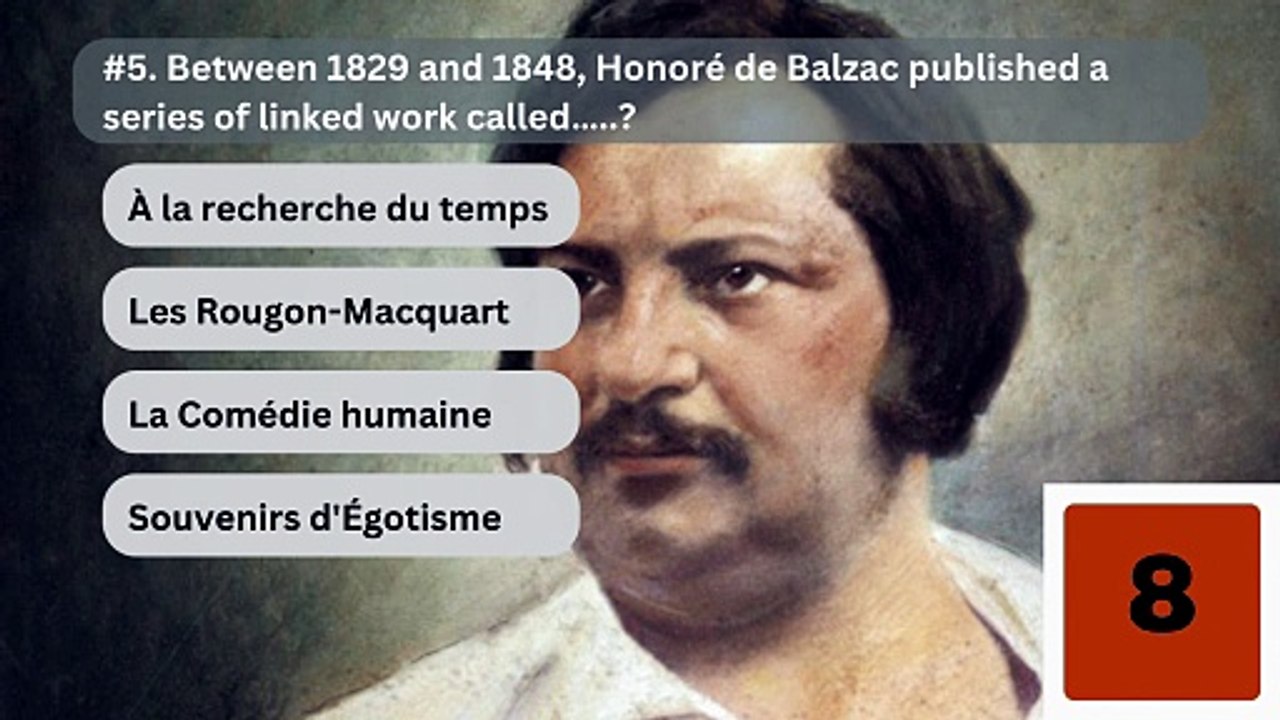 19th Century Literature Quiz
