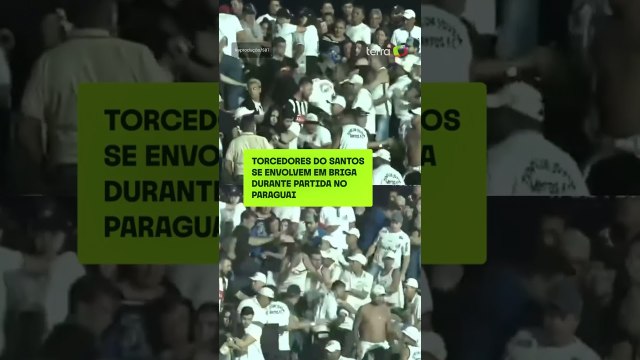 Torcedores do Santos se envolvem em briga #shorts