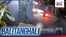 Motorcycle rider, tinangkang hablutin ang bag ng babaeng angkas ng isa pang rider | Balitanghali