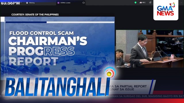 Sec. Lacson - 7 senador na ang pumirma sa partial report ng Senate Blue Ribbon Committee kaugnay sa issue ng flood control | Balitanghali