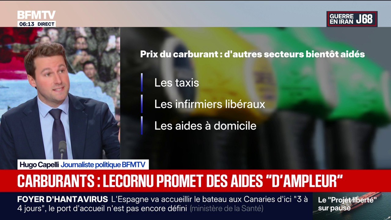 Taxis, infirmiers libéraux, aides à domicile: Sébastien Lecornu élargit les aides pour le carburant