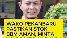 Wako Pekanbaru Pastikan Stok BBM Aman, Minta Warga Tidak Panik