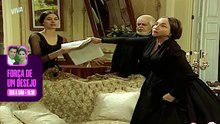 Novela Força de um Desejo (1999) - Ester humilha Idalina e ela passa mal