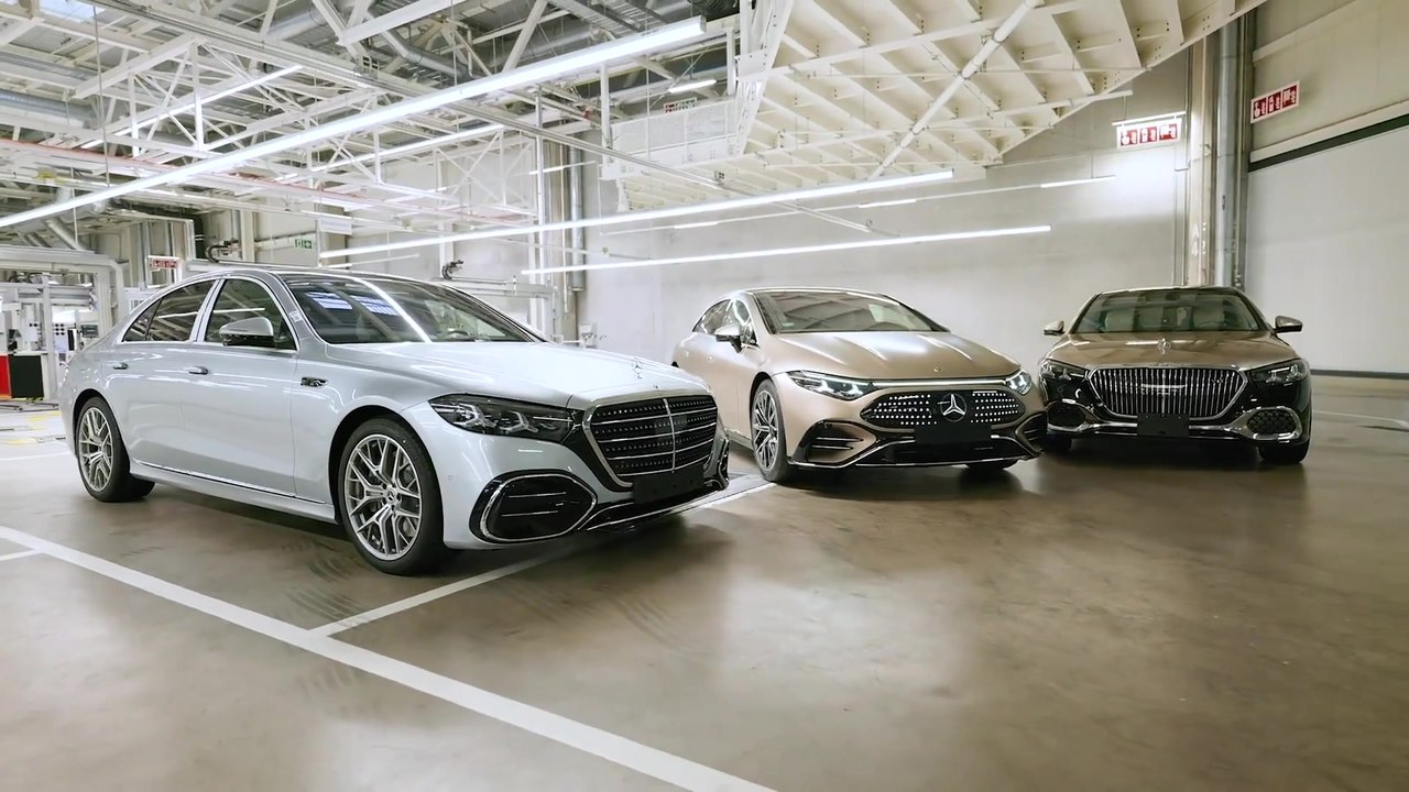 Dreifach Serienstart im Mercedes-Benz Werk Sindelfingen - Montagehalle Factory56 - Flexibel, digital, effizient und nachhaltig