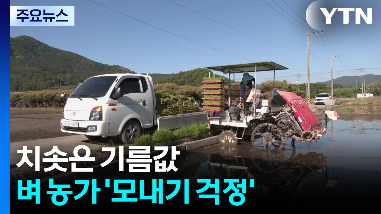 치솟은 기름값...벼 농가 '모내기 걱정' / YTN