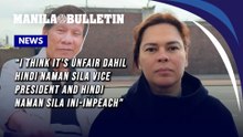 'Unfair': VP Duterte says family members deserve privacy amid impeachment controversy