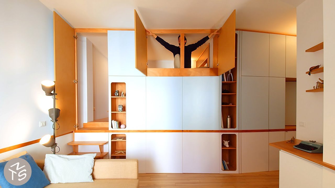 NEVER TOO SMALL Waterside Italian Two Bedroom Tiny Apartment - 35sqm/376sqft