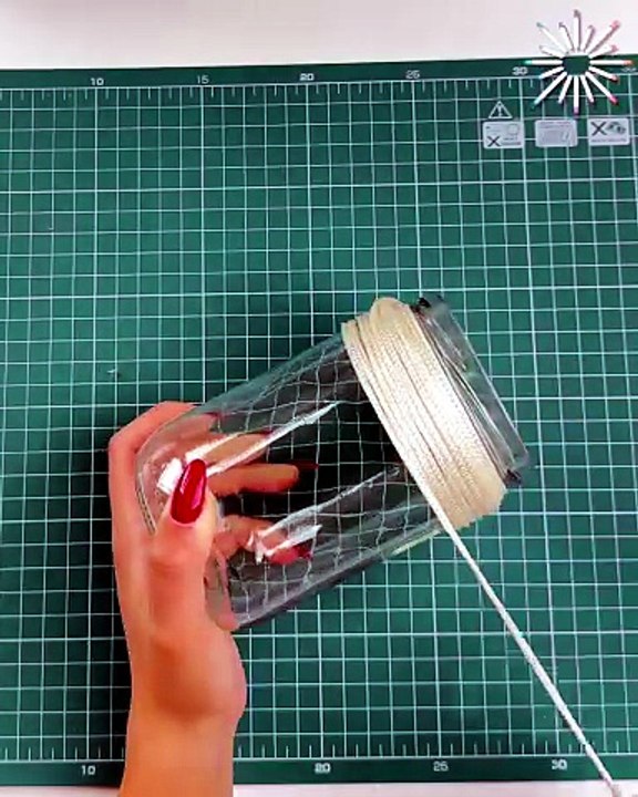 Brighten your desk with a thread sunflower pen holder🌻🖊️