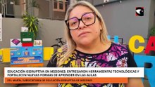 Educación disruptiva en Misiones: entregaron herramientas tecnológicas en escuelas