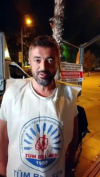 Karşıyaka emekçileri nöbetin 3. gecesinde: Haklarımızı almadan vazgeçmeyiz!