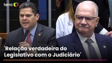 Alcolumbre enaltece presença de Fachin e diz que ministros do STF 'engrandecem momento' na Câmara