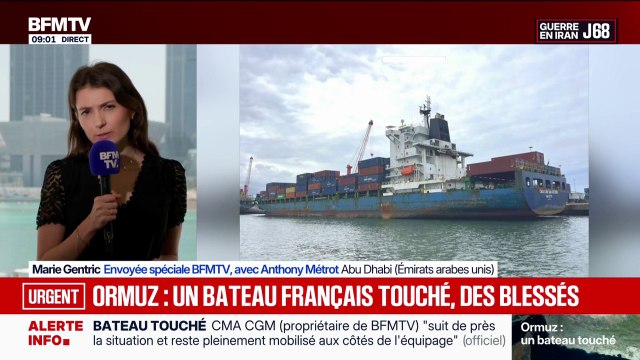 Guerre au Moyen-Orient: des membres d’équipage d'un porte-conteneur affrété par CMA CGM blessés après une attaque dans le détroit d'Ormuz