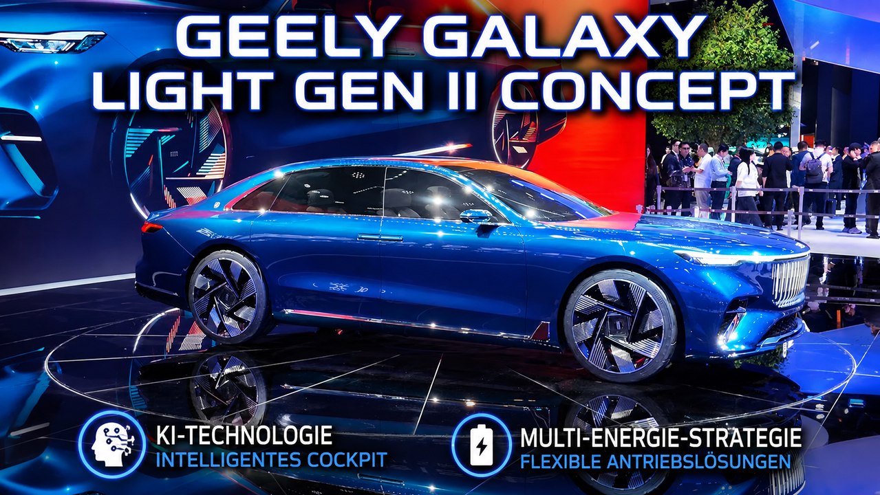 2026 Geely Galaxy Light Gen II Concept feiert Premiere in Peking