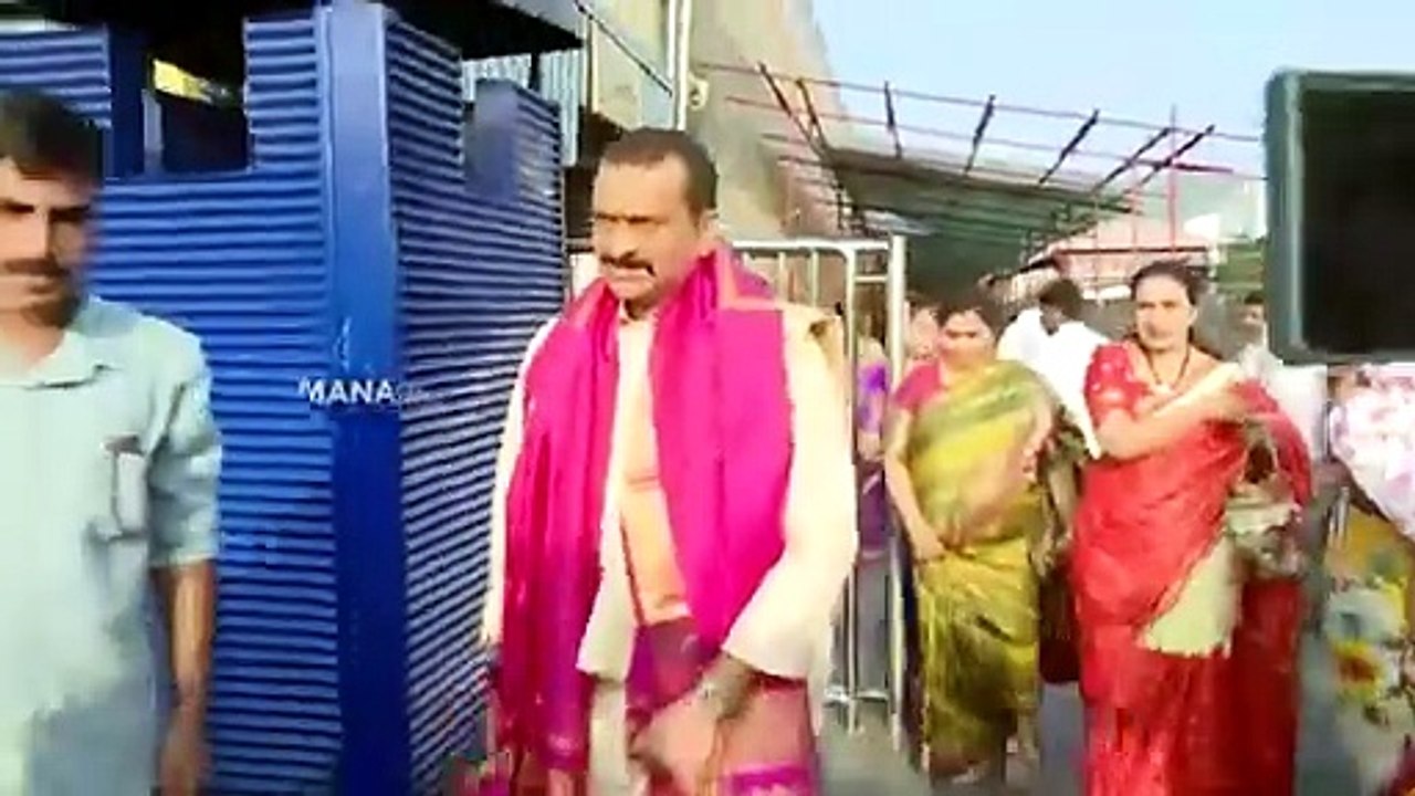 Producer Bandla Ganesh Visuals @ Tirumala