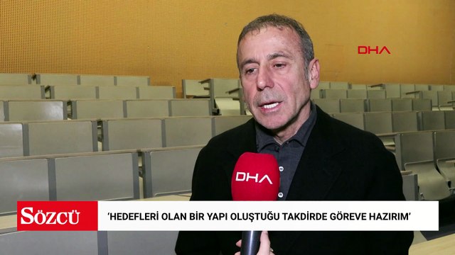 Abdullah Avcı: Hedefleri olan bir yapı oluştuğu takdirde göreve hazırım