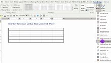 Remove Vertical Table Lines in Word | Fast Tutorial