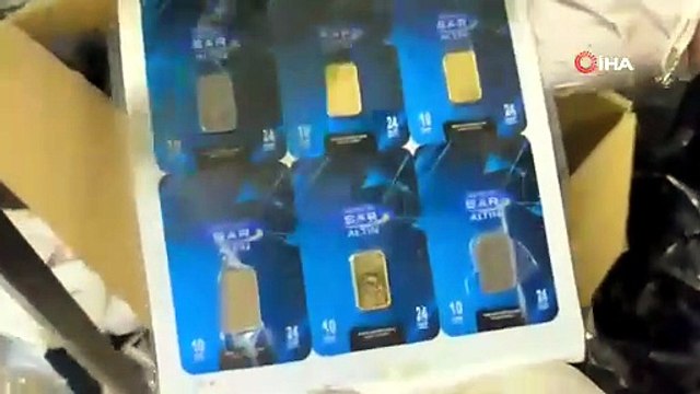 Zeytinburnu'nda 28 milyon lira değerinde sahte altın ele geçirildi