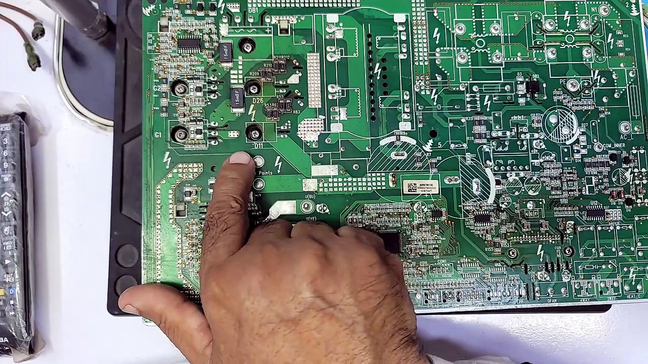 Gree Dc inverter ac PU error outdoor pcb Dc inverter ac outdoor pcb diagram and training center - Babar Electronics HVACR