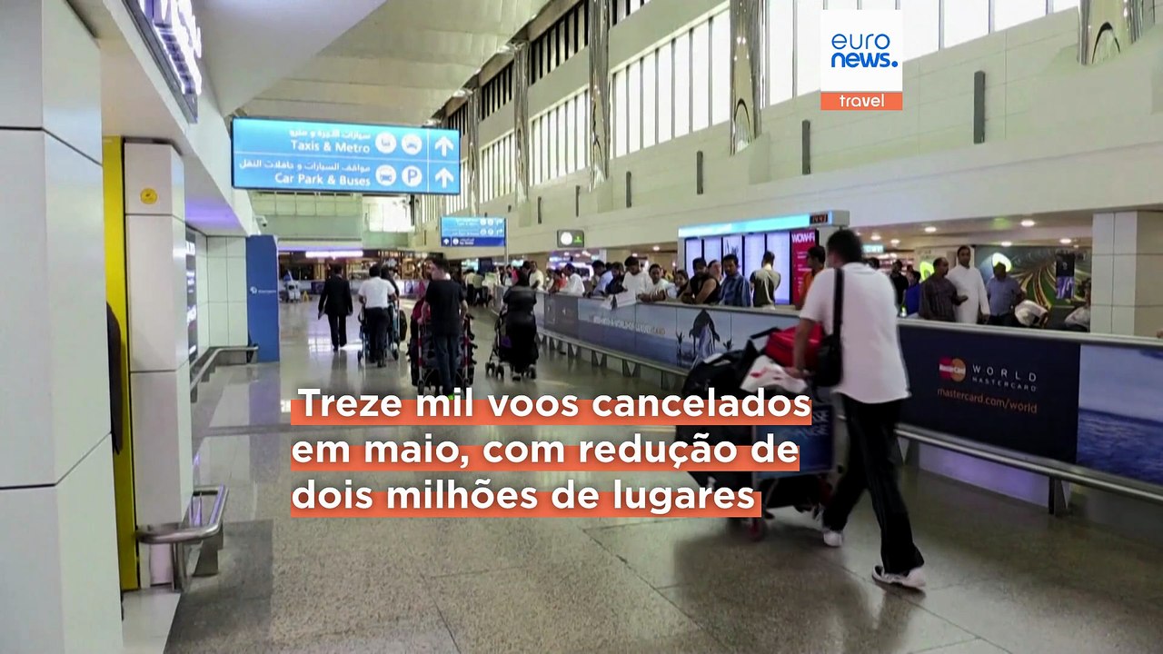 Companhias aéreas cortaram 13.000 voos e dois m...