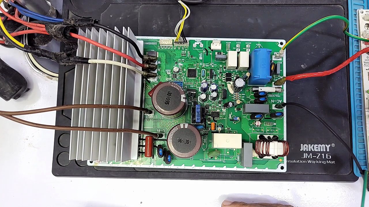 Haier Dc inverter ac E7 error outdoor pcb Dc inverter ac pcb best repairing center Babar Electronics - Babar Electronics HVACR