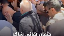 جثمان هاني شاكر ملفوفًا بعلم مصر