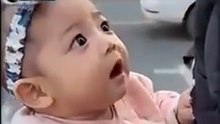jaldi Pakdi gai 🙆‍♀️😂Baby girl funny reaction #Cutebaby #shorts #videosBaby #funnymoments #shorts