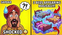 Funny Sardar Joke Animation | 3 Uncles Coming?! 😂 | #shorts #viral #trending