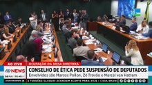 Conselho de Ética aprova suspensão de deputados por ocupação da Mesa da Câmara