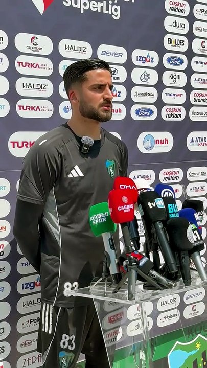 Serhat Öztaşdelen Kocaelispor kalesini uzun yıllar korumak istiyorum